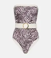 [Alexandra Miro] Alexandra Miro Whitney zebra-print swimsuit AU 10 multicoloured