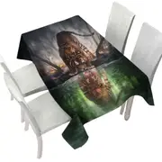 Sad Wildlife Art The World I Used To Know Tiger Tablecloth