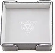 Die Hard Dice Folding Square Tray, Grey Velvet
