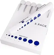 Disposable Pen Torch Light With Pupil Gauge, Pack of 6