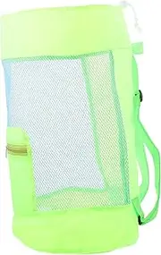 [UPKOCH] Large Mesh Beach Bag for Beach Storage Pouch Swimming Gear Backpack for Beach Vacation Essentials Lightweight and Versatile Design