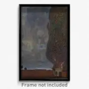 Gustav Klimt - Approaching Thunderstorm (The Large Poplar II) Print 11x17 Art