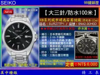 在飛比找Yahoo!奇摩拍賣優惠-【99鐘錶屋】SEIKO精工錶：〈大三針系列〉 CS系列城市