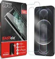 [Eastele] iPhone 12/12 Pro 6.1-inch Tempered Glass Screen Protector, Japanese Glass, 2-Pack