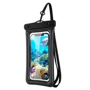 Universal Waterproof Pouch Phone Dry Bag Underwater Case Cover Apple iPhone /Samsung Galaxy /Huawei /Oppo /Nokia /LG /Motorola /Xiaomi /Sony /HTC /Google Pixel for Up to 6.5″ Phone