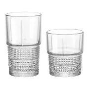 Bartender Novecento Highball Glasses & Whisky Glasses 12pc Set