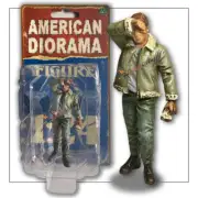 SWEATING JOE AUTO MECHANIC American Diorama 1:24 Scale Mechanic Hand Painted