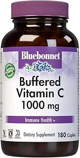 BlueBonnet Buffered Vitamin C 1000 mg Caplets, 180 Count