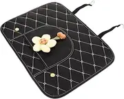 Kisangel Auto Seat Back Kick Protector for Durable Leather Car Seat Mat Wear Resistant Backseat Protector Easy Installation for Family Travel