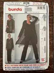 Burda 8720 UNCUT Sewing Pattern, Misses' Coordinates, Size 12-22