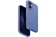 Uniq iPhone 16 (6.1") Lino Hue Case - Pearl Blue Magsafe Compatible - Two