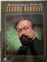 The Great Piano Works of Claude Debussy Music book New Vtg