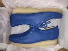 Clarks Originals Wallabee Bright Blue Leather Men's Size 7.5