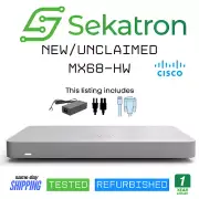 ♻️NEW MX68-HW Cisco Meraki Cloud Managed Security Appliance⚡Fast Ship