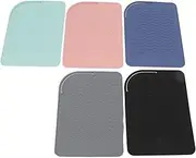 Heat Resistant Silicone Mat Pouch for Curling Irons Hair Straighteners Flat Irons Protective Safe Anti-Scald Styling Station Mat, Ideal for Home Work Travel Environmentally