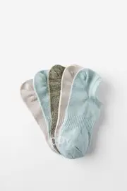 [Body] Body - Body Low Cut Sneaker Socks 5Pk - Iceberg green multi OS ICEBERG GREEN MULTI
