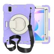 iPad Case For iPad Mini 6 with 360��Swivel Stand-Taro Purple