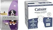 [OPTIMUM] Puppy Large Breed Chicken Dry Dog Food 15kg Bag, Large and Catsan Ultra Litter 15Kg