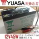 【CSP】UPS 電腦預備電源 電池 YUASA湯淺REW45-12