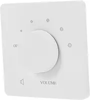 CIYODO Volume Control Switch Inline Volume Control Amplifier Speaker Selector Switch Switcher Tone Switch Control Switch Speaker Tone Control Sound Tone Panel White Plastic