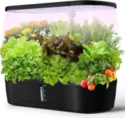 Hydroponics Growing System,12 Pods Indoor Intelligent Garden Kit, Herb Garden Ki