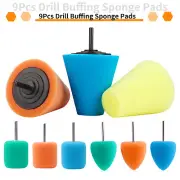 9Pcs Metal Polish Buffing Sponge Polishing Ball F Aluminum and Stainless Steel
