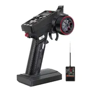 HOTRC 6CH 4CH 2.4GHz Remote Control Digital Radio Transmitter with Receiver for 1/8 1/10 RC Car Boat Tank Crawler TRX4 SCX10 6CH with 1 Receiver