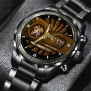 Freddie Mercury Black Stainless Steel Watch