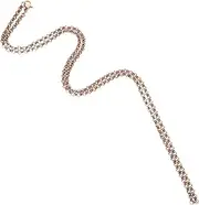 [ARTSEWPLY] Collarbone Necklace Men Necklace Chain The Chain Men's Jewelry Chain Belt Necklace Chains Circle Chain Men's Eyeglass Chains Jewelry Making Chains Hat Chain Stainless Steel Silver
