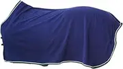 Equine Fleece Cover for Cold Weather, Lightweight Horse Sheet, M Dark Blue