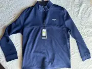 Callaway Men’s Golf Weather Apparel Quarter Zip Long Sleeve Pullover New Med.