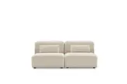 Brosa Memphis Modular 2 Seater Sofa (Cream)