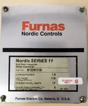91DK110 1.5 HP 120V SOFT STARTER NEW SURPLUS FURNAS