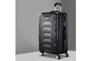Wanderlite 28" 75cm Luggage Trolley Travel Suitcase Set TSA Hard Case Lightweight Strap