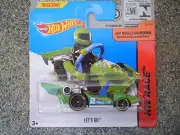 Hot Wheels 2014 #165/250 LET'S GO green go cart HW RACE Batch N New casting 2014