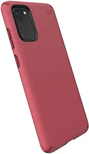 [Speck] Products Presidio PRO Samsung Galaxy S20+ Case, Soft Maroon/Samba Red (136367-9141)