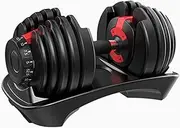 FitnessLAB 1x 24kg Adjustable Dumbbell Dumbell GYM Exercise Weights Fitness
