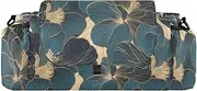 miaozhen Teal Gold Floral Pattern double stroller organizer stroller caddy with cup holder tissue accesorios para carro accesorios para coche de