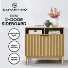 Sarantino Eleni 2-Door Sideboard Cabinet Storage Console Cupboard in Natural