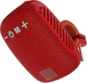 Speaker, Wireless Speaker, Portable, for Cycling (Red)