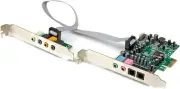 Startech.Com 7.1 Channel Sound Card, PCI Express PEXSOUND7CH