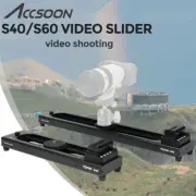 ACCSOON TOPRIG S40 S60 Motorized Camera Video Slider Rail 120° Panorama APP