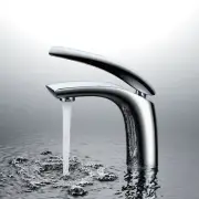 Kingmore Cantabile ™ KBF-180 Solid Brass Single Lever Bath Lavatory Faucet Black