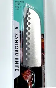 5" Santoku Knife - Ultra Sharp, Comfort Grip, Easy to Care