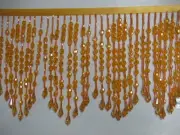 BEADED FRINGE TRIM -5 TO 5.5 INCH -BB-955 -11