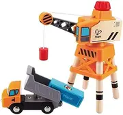 Hape E3715 Large Boom Crane - Wooden Train Track Accessories