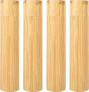 Eco Bamboo Scattering Urn - Biodegradable Scattering Tube for Ashes - Small Adult Cremation Urn, Eco Friendly Biodegradable Urns for Human & Pet Ashes (Set of 4)