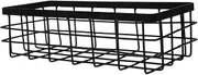LABRIMP Metal Storage Basket Wall Organizer Bathroom Shelf Over The Toilet Storage Shower Shelves Bathroom Storage