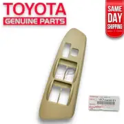 08 - 11 TOYOTA TACOMA MASTER POWER WINDOW LOCK SWITCH BEZEL TRIM TAN OEM NEW