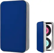 80 Capacity Plastic CD Disc Storage Holder DVD Storage Wallet, Portable Zippered